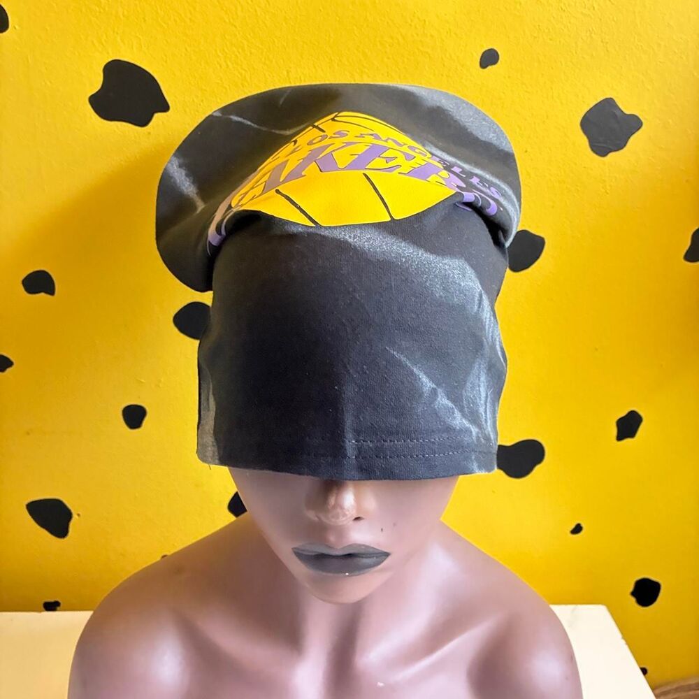 Nba Men's Black and Yellow Hat